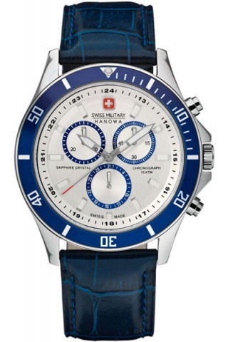 Мужские швейцарские наручные часы Swiss Military Hanowa 06-4183.7.04.001.03 с хронографом