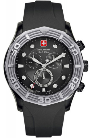 Мужские швейцарские наручные часы Swiss Military Hanowa 06-4196.13.007 с хронографом