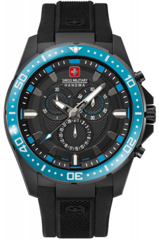 Мужские швейцарские наручные часы Swiss Military Hanowa 06-4212.27.007.03 с хронографом