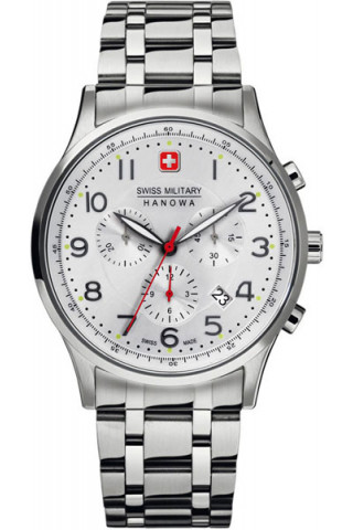 Мужские швейцарские наручные часы Swiss Military Hanowa 06-5187.04.001 с хронографом