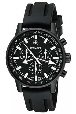 Мужские швейцарские наручные часы Wenger W-70890 с хронографом