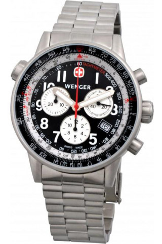 Мужские швейцарские наручные часы Wenger W-70877 с хронографом