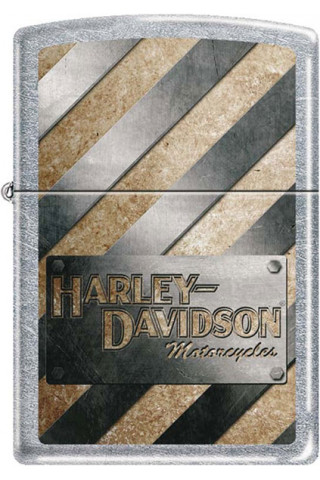 Бензиновая зажигалка Zippo Z_207HD-metall-striped