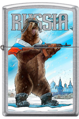 Бензиновая зажигалка Zippo Z_207-RUSSIAN-BEAR